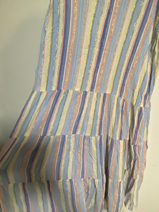Joe Fresh Striped Tiered Midi Dress XS NWT - Picture 4 of 11
